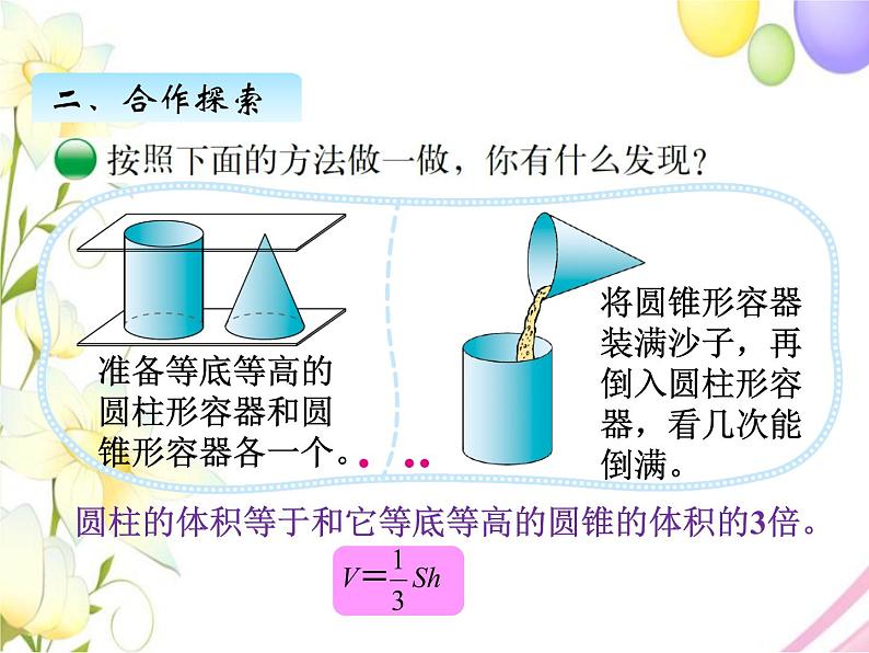 一、4圆锥的体积第3页