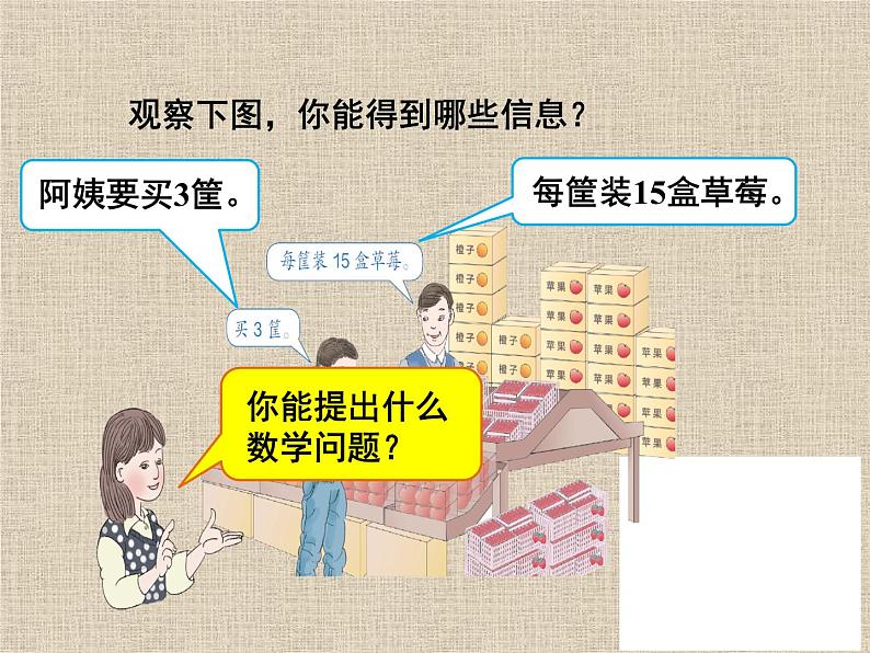 人教版小学数学三年级下册  四.两位数乘两位数 1.口算乘法   课件05