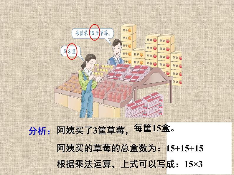 人教版小学数学三年级下册  四.两位数乘两位数 1.口算乘法   课件07