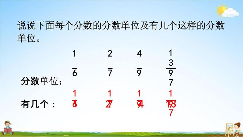 人教版五年级数学下册《4-1-4 分数与除法的关系》教学课件PPT优秀公开课第2页