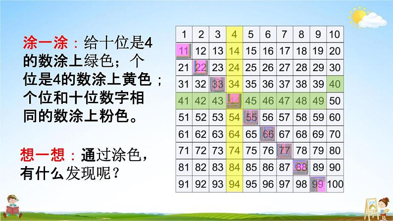 人教版一年级数学下册《4-4 数的顺序》教学课件PPT第8页