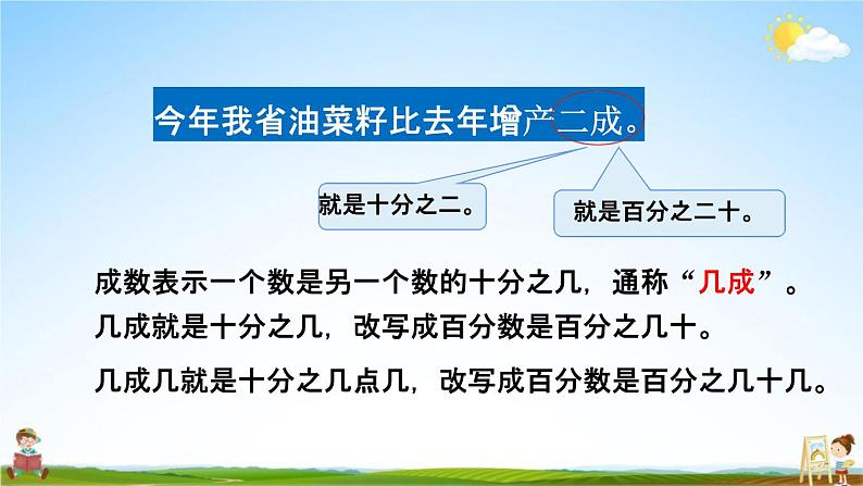 人教版六年级数学下册《2-2 成数》教学课件PPT优秀公开课04