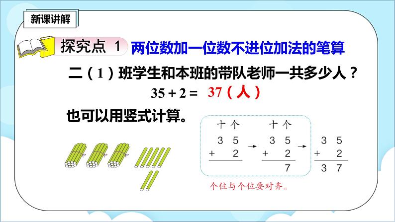 人教版小学数学二年级上册2.1《不进位加》课件+教案04