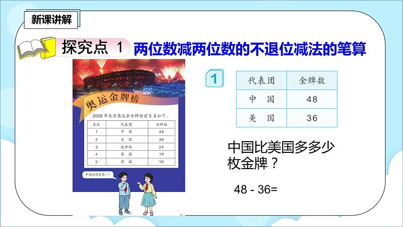 人教版小学数学二年级上册2.3《不退位减》课件+教案03