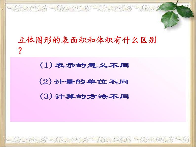 六年级数学下册课件-7.2.6立体图形的表面积和体积（共11张PPT）242-苏教版第5页