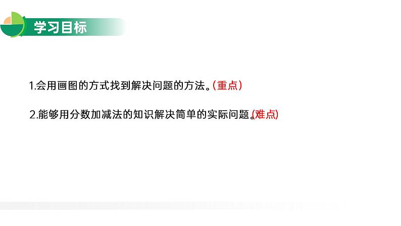 6.4 同分数加减法解决问题课件PPT第2页