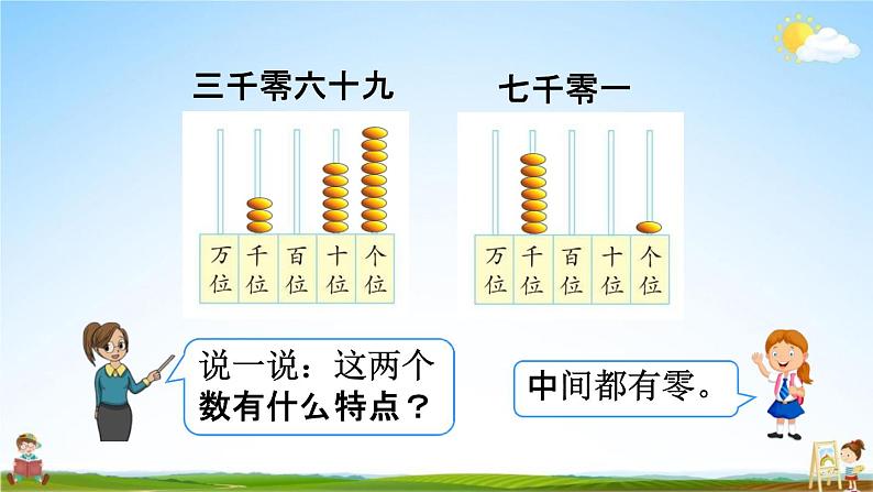 人教版二年级数学下册《7-8 万以内数的写法》教学课件PPT优秀公开课第8页