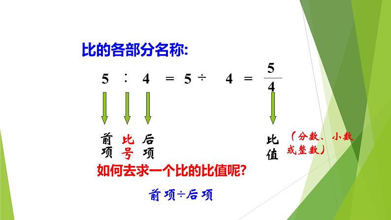 六年级上册数学课件-《比的意义》 西师大版04