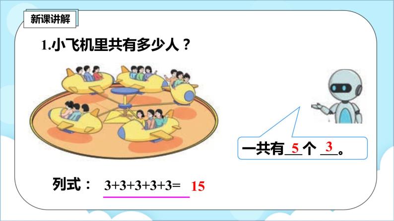 人教版小学数学二年级上册4.1《乘法的初步认识》课件+教案06