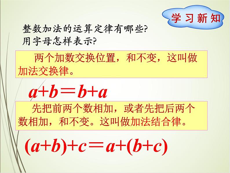 人教版数学四下6.3.1  整数加法运算定律推广到小数ppt课件+教案+同步练习04