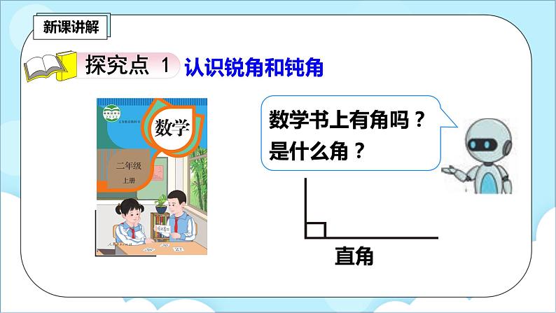 人教版小学数学二年级上册3.3《锐角、钝角的认识》课件+教案03