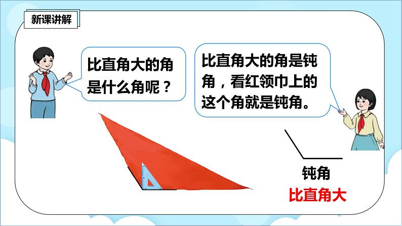人教版小学数学二年级上册3.3《锐角、钝角的认识》课件+教案05