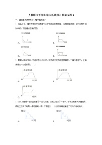 小学人教版7 折线统计图同步测试题