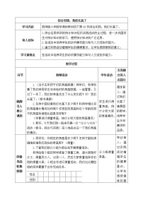 西师版四年级下册数学《综合实践：我们长高了》表格式教案