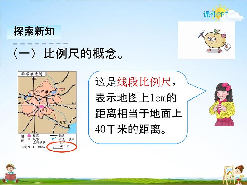 人教版六年级数学下册《4-6 比例尺（1）》课堂教学课件PPT优秀公开课第5页