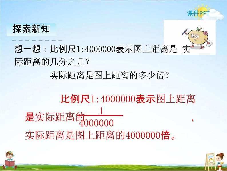 人教版六年级数学下册《4-6 比例尺（1）》课堂教学课件PPT优秀公开课第7页