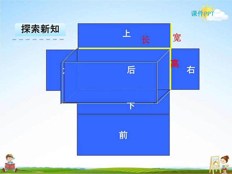 人教版五年级数学下册《3-2 长方体和正方体的表面积》课堂教学课件PPT优秀公开课第5页