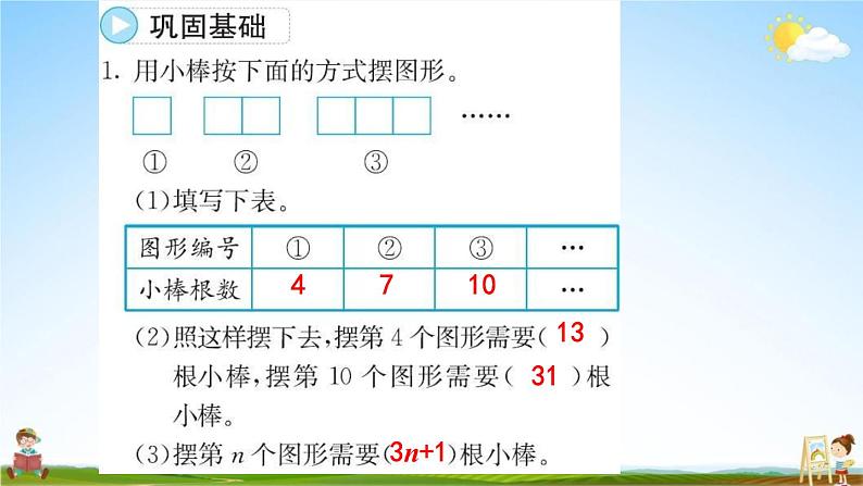 人教版六年级数学下册《6-4 数学思考》练习题教学课件PPT优秀公开课第2页