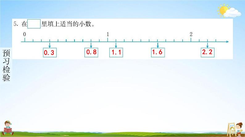 人教版四年级数学下册《4-1-1 小数的意义》练习题教学课件PPT优秀公开课第5页