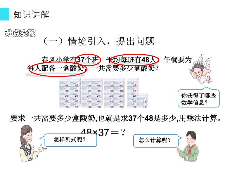 三年级数学下册课件-4.2  两位数乘两位数笔算乘法（进位）9-人教版（共11张PPT）第5页