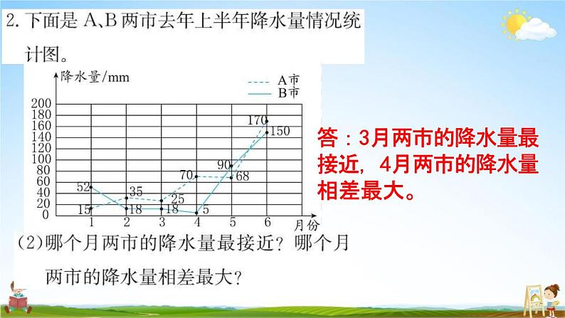 人教版五年级数学下册《9-3 统计与概率》练习题教学课件PPT优秀公开课第4页