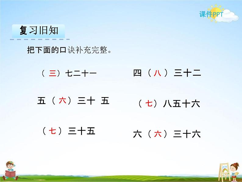 人教版二年级数学下册《4-2 用9的乘法口诀求商》课堂教学课件PPT优秀公开课05