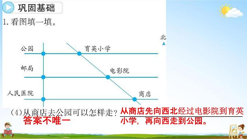 人教版三年级数学下册《9-2 图形与几何》练习题教学课件PPT优秀公开课05