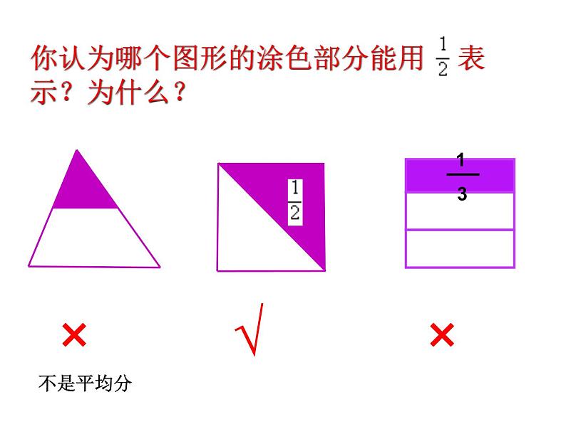 三年级上册数学课件 - 九  分数的初步认识  青岛版（共21张PPT）06