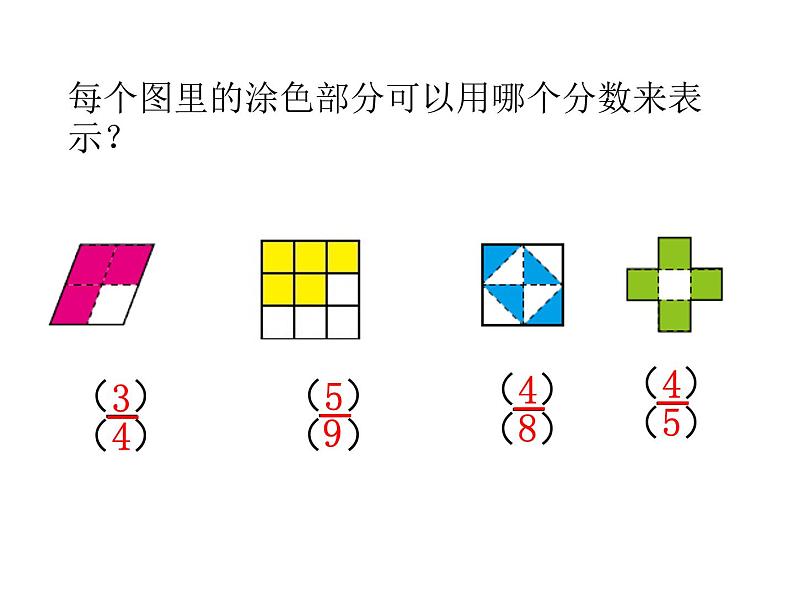 三年级上册数学课件 - 九  分数的初步认识  青岛版（共21张PPT）08