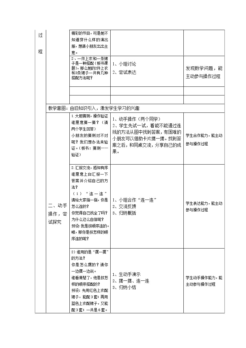 三年级下册数学教案-7.6   数学广场-搭配 ▏沪教版  (4)第2页