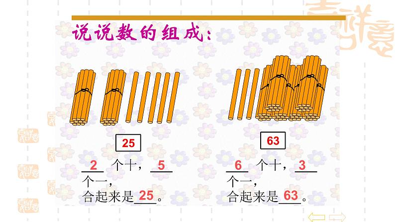 冀教版小学一年级数学  七. 100以内加法和减法（整十数加一位数及相应减法） 课件03