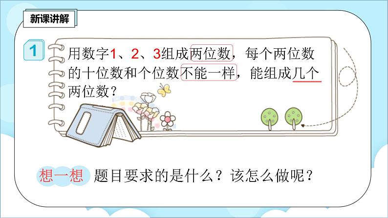 人教版小学数学二年级上册8.1《排列》课件+教案03