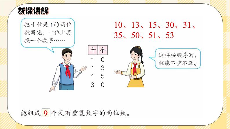 人教版小学数学三年级下册8.1《简单的排列》课件+教案04
