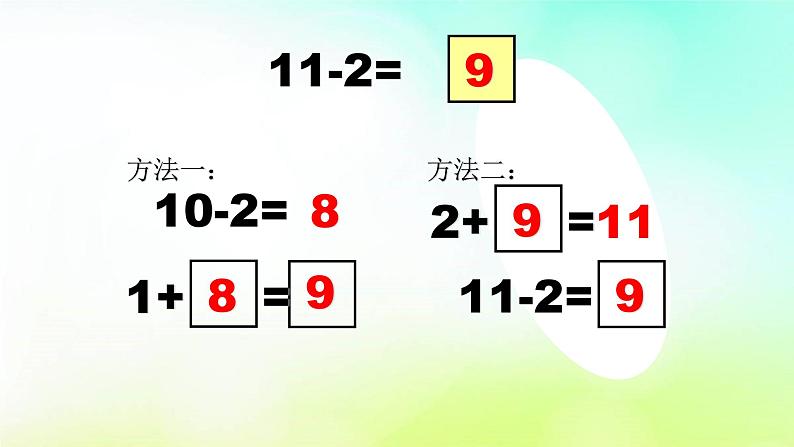 2.3十几减5、4、3、2 人教版数学一年级下册-课件第7页