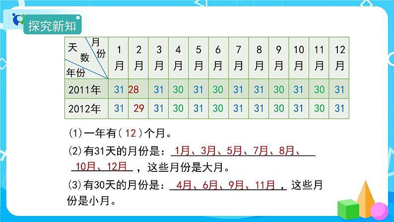 6.1《年、月、日》课件+教案+导学案+备课方案+练习08