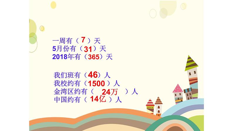 冀教版小学二年级数学 三.认识1000以内的数  课件第2页