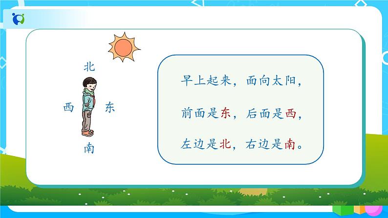 1.1.1《认识东、南、西、北》课件+教案+导学案+备课方案+练习04