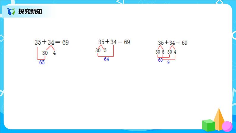 人教版数学三上2.1《两位数加两位数的口算》课件+教案+同步练习06