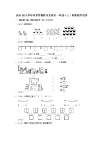 2020-2021学年辽宁省朝阳市北票市一年级（上）期末数学试卷（含答案）