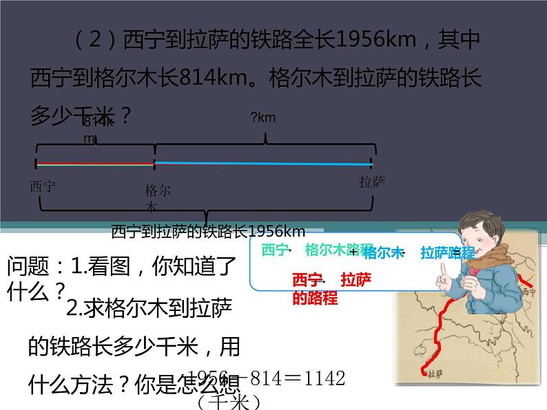 人教版小学数学四年级下册 一、四则运算1.加、减法的意义和各部分间的关系  课件第6页