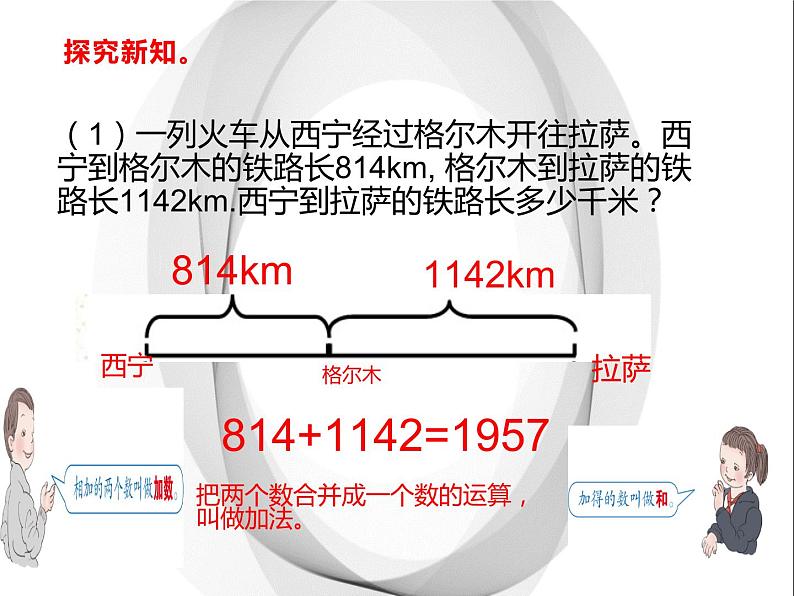 人教版小学数学四年级下册 一、四则运算1.加、减法的意义和各部分间的关系  课件04