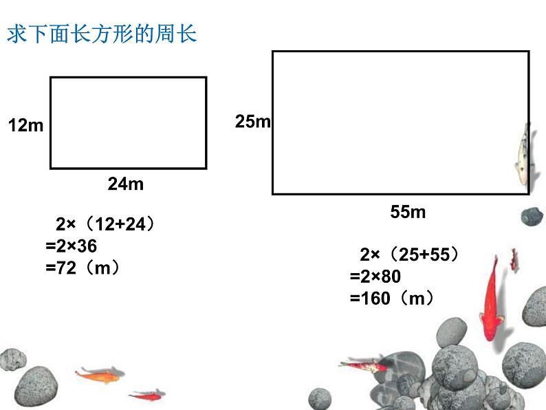 三年级下册数学课件-6.2 长方形、正方形的 周长 ▏沪教版 (共14张ppt)第7页