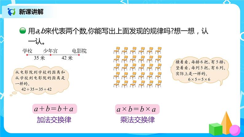 2022年秋季数学北师大版四年级上册《加法交换律和乘法交换律）》PPT课件06