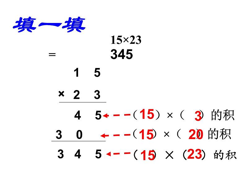 三年级数学下册课件-1两位数乘两位数复习  苏教版（共11张PPT）第4页