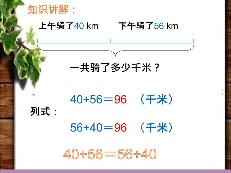 人教版小学数学四年级下册 三.运算定律1.加法运算定律  课件04