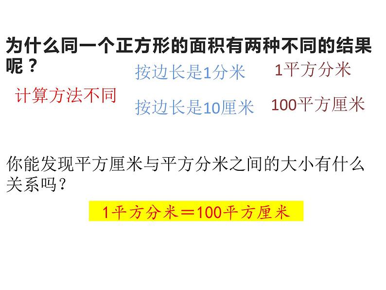 三年级数学下册课件-6面积单位的进率 - 苏教版（共8张PPT）第4页