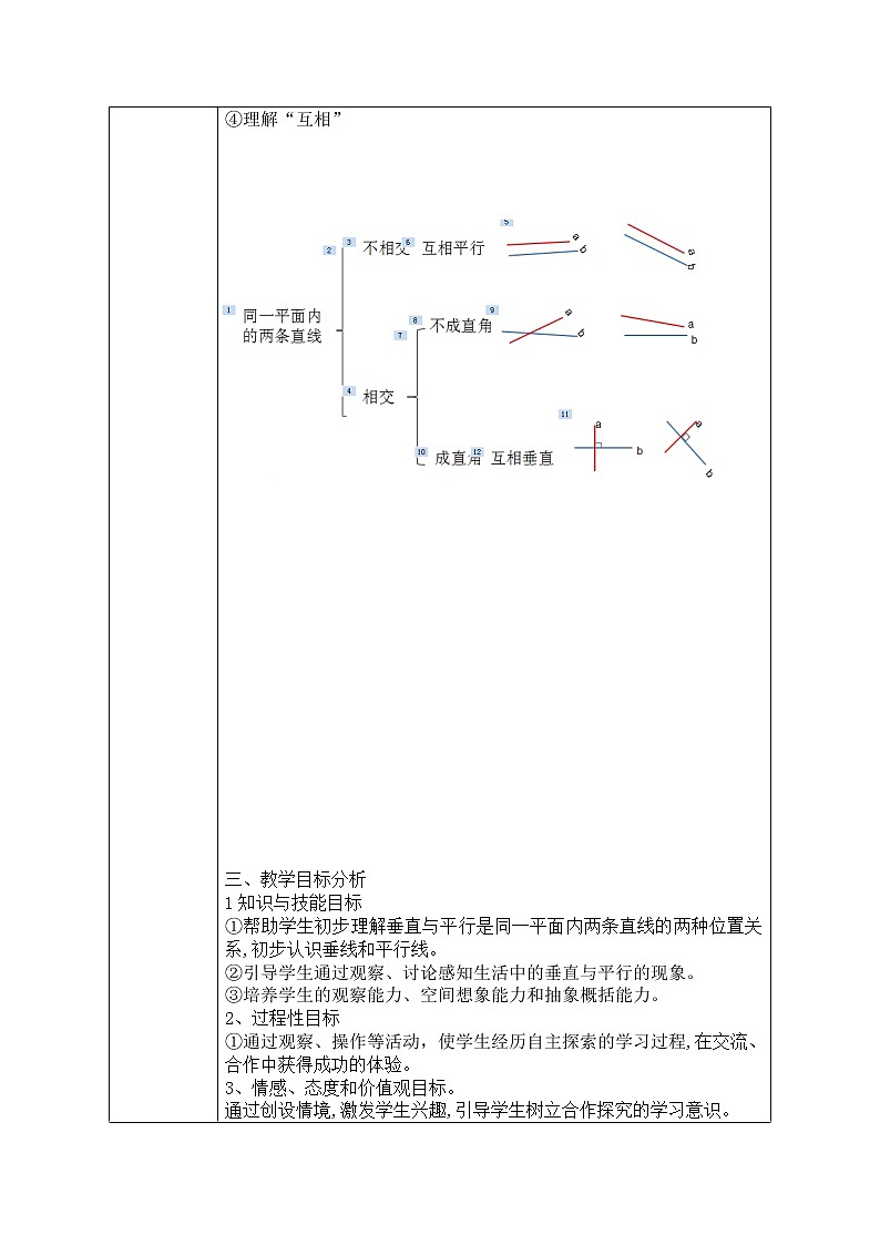 四年级上册数学教案 - 平行与垂直   人教版第2页