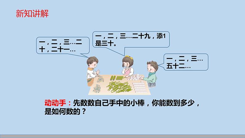 人教版数学一年级下册4.1数数 数的组成  课件05