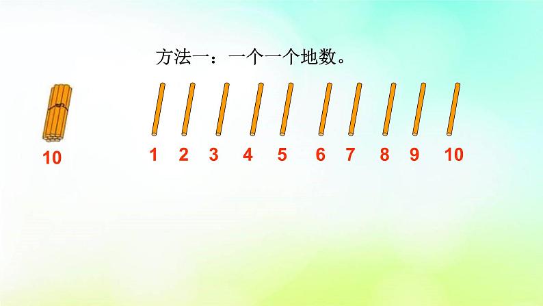 人教版数学一年级下册  4.1数数 数的组成 课件06