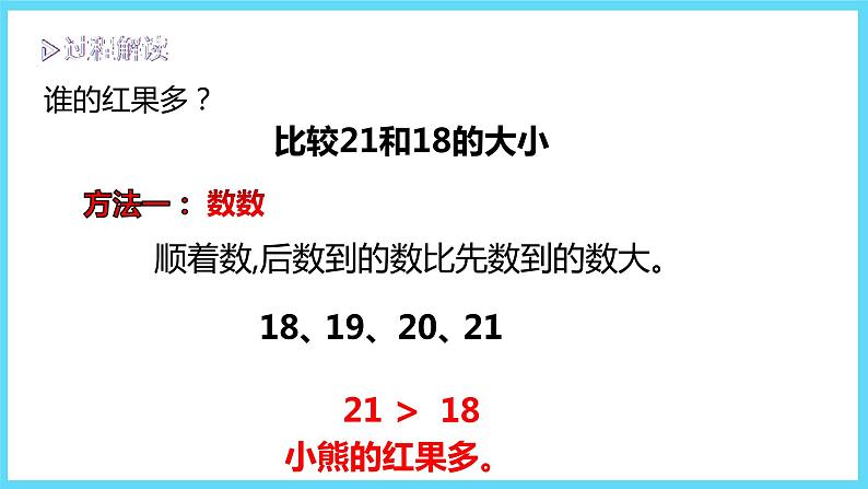 1下数学北师大精品课件4 谁的红果多第5页